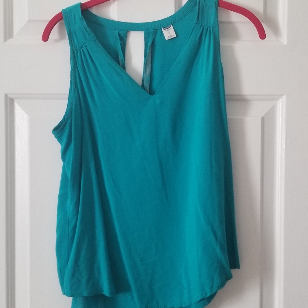 Old navy teal tank top